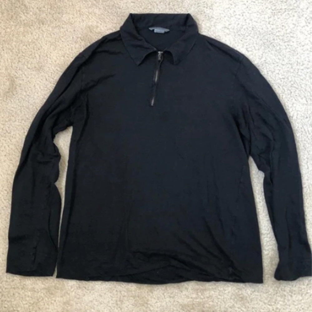 JOHN VARVATOS long sleeve polo shirt Men's size M